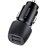 Veger auto punjač 2 x USB A 3.4A 17W CC316-2A crni | ePonuda.com