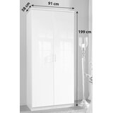 MID.YOU omara za oblačila, bela, bela, visoki sijaj | Shoptok.si