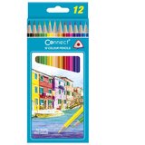  BOJE DRVENE 12BOJA TROKUTASTE CONNECT BLISTER | Shoptok.si