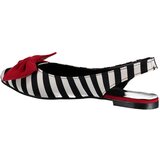 Fox Shoes Black and White Red Women's Flats | shoptok.hr