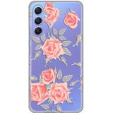  silikonska maska za Samsung A346B Galaxy A34 5G Elegant Roses Print Skin providna Cene