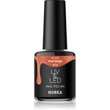 NOBEA UV & LED Nail Polish gel lak za nohte z uporabo UV/LED lučke sijajen odtenek Morange #10 6 ml | Shoptok.si