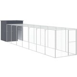  Kavez za kokoši s igralištem antracit 165x863x181 cm čelični | shoptok.hr