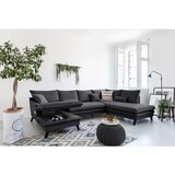 P & B SEDEŽNA GARNITURA, mikrovlakna barve grafita | Shoptok.si