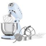 Smeg SMF05PBEU Kuhinjski robot s plavom pastelnom bojom u retro stilu 50-ih, W, 1000 4,8 L posuda za miješanje i pribor | shoptok.hr