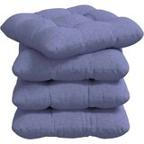  Jastučići za sjedenje 4 pcs Traper plava 40 x 40 x 12 cm | shoptok.hr