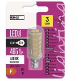 Emos LED žarnica classic JC A++, 4.5W, E14, nevtralna bela ZQ9141 Cene