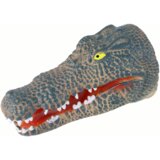 Krokodil Živalska Ročna Lutka Siva | Shoptok.si
