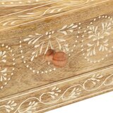  Konzolni stol 80 x 35 x 74 cm od masivnog drva manga | shoptok.hr