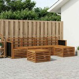  Set vanjskih sofa 6 kom. Prirodna | shoptok.hr