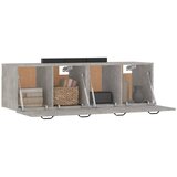  Zidni ormarići 2 kom boja betona 80x35x36,5cm konstruirano drvo | shoptok.hr