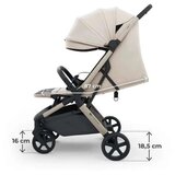 Kinderkraft kišobran kolica Nubi 3 Sand Beige, 0m+ | Eponuda.com