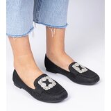 D/CEO marka niezdefiniowana Black glitter moccasins with rhinestones Sawelia | ePonuda.com