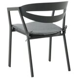 Venture Home Slit vrtna stolica s rukohvatima, crna | shoptok.hr