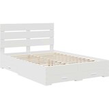 Krevetna konstrukcija Bijelo 140 x 190 cm Konstruirano drvo | shoptok.hr