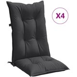  Jastuci za stolice 4 kom prošarano antracit 120x50x7 cm tkanina | shoptok.hr