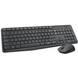 Logitech tast+mis usb wireless MK235 de gray Cene