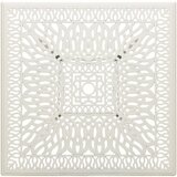  Vrtni stol bijeli 90 x 90 x 73 cm od lijevanog aluminija | shoptok.hr
