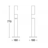 Steinel 69469 - Spoljašnja LED lampa GL 65 LED/8,5W/230V 3000K antracit | Eponuda.com