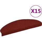  Samoljepljivi Otirač za Stepenice 15 kom Igličasti 65x21x4 cm Crveni | shoptok.hr