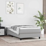  Okvir za krevet s oprugom svjetlosivi 90x200 cm od tkanine | shoptok.hr