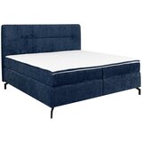 Esposa POSTELJA BOXSPRING 160 cm x 200 cm , tekstil temno modra Cene