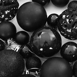  Set od 100 božićnih kuglica crni | shoptok.hr