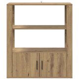 vidaXL Strani šal artisan hrast 30 x 80 x 90 cm Konstruiran les | Shoptok.si