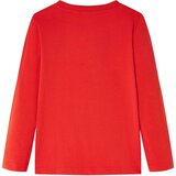  Dječja majica dugih rukava crvena 128 | shoptok.hr