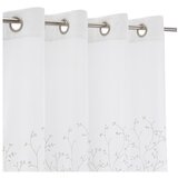 Casa Selección Bijela/zelena prozirna zavjesa 140x260 cm Grow – | shoptok.hr