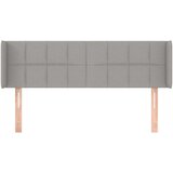  Vzglavje z ušesi svetlo sivo 147x16x78/88 cm blago, (20953511) | Shoptok.si