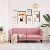  Kavč dvosed roza žamet | Shoptok.si