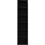 vidaXL CD ormarić crni hrast 21x20x88 cm konstruirano drvo | shoptok.hr