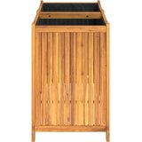  Vrtna sadilica s oblogom 100x50x75 cm od masivnog drva bagrema | shoptok.hr