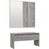  Set namještaja za hodnik boja sivog hrasta sonome drveni | shoptok.hr