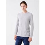 LC Waikiki Crew Neck Long Sleeved Slim Men's Knitwear Sweater