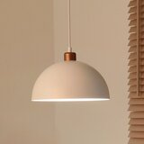  Duolla - Luster na kablu IRONLINE 1xE27/15W/230V Ø 27 cm bela/bakrena | Eponuda.com