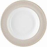 ROSENTHAL GLOBOKI KROŽNIK Francis Carreau Beige porcelan | Shoptok.si