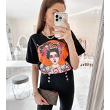 Gemre Black loose-fit t-shirt Ferrovia | shoptok.hr
