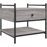  The Living Store Klubska mizica siva sonoma 50x50x50 cm inženirski les - Klubska Mizica, (21444953) | Shoptok.si