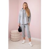 Kesi Set Punto Milano winter hoodie + pants gray | Shoptok.si
