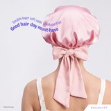 BrushArt Hair Adjustable Satin Bonnet turban za lase Candy Pink 1 kos | Shoptok.si
