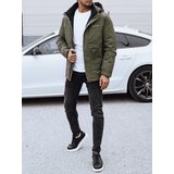 DStreet Men's winter jacket with hood green | Shoptok.si