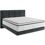 CARRYHOME POSTELJA BOXSPRING 160 cm x 200 cm , tekstil črna | Shoptok.si
