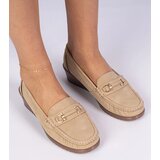 D/CEO marka niezdefiniowana Brown loafers with a wedge and matte finish Sambada Cene