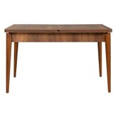 Hanah home vina walnut cream set stola stolica i klupe | ePonuda.com