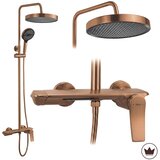 Rea Komplet za prhanje Vision Brush Copper u