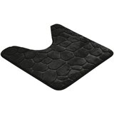 Tendance Tepih oko wc solje pebble 45x50cm memo pena mikrofiber crna Cene