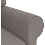 SOFA Sivo-smeđa 215 x 82 x 80 cm Metal | shoptok.hr