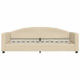  Dnevni krevet na razvlačenje s ladicama krem 90x200 cm tkanina | shoptok.hr